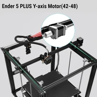 ender 5 plus double shaft 48mm y axis motors extruders 42 48 stepper motor for creality ender 5 plus cnc laser 3d printer parts