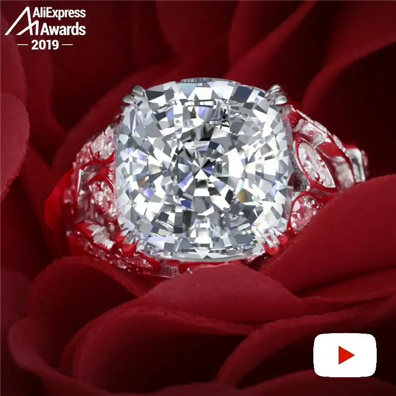 Oh My God So beautiful не поддельные круглые огранки S925 Серебряное кольцо SONA бриллиантовый