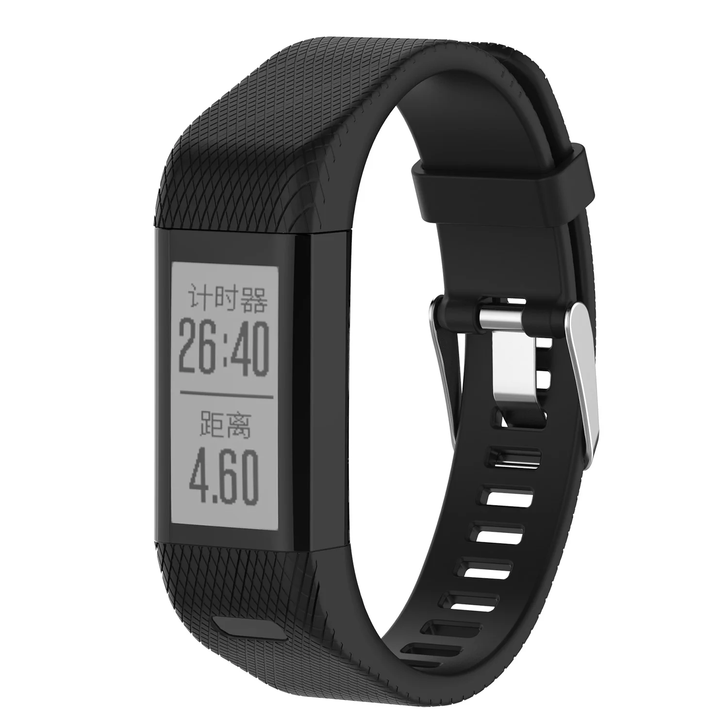 Силиконовый ремешок для наручных часов Garmin Vivosmart HR + Plus сменный Approach X10 X40 |