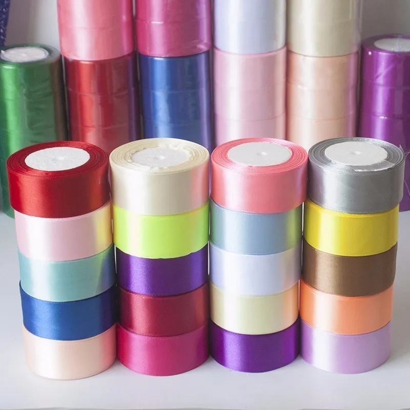 Шелковые атласные ленты ручной работы товары для рукоделия свадебные пояса