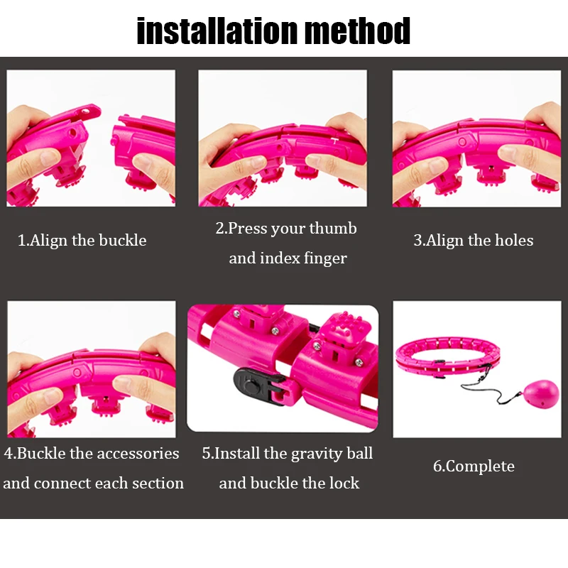 

Massage Sports Hoops Adjustable Fitness Hoops Not Drop Circle Weight Loss Body Building Waist Training Home Equipment