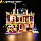 Новый набор со светодиодный Ной подсветкой на радиоуправлении для 41684 года, конструктор Харт-Лейк для Grand Hotel, блоки для сборки, игрушки, только набор для сбора света, модель в комплект не входит