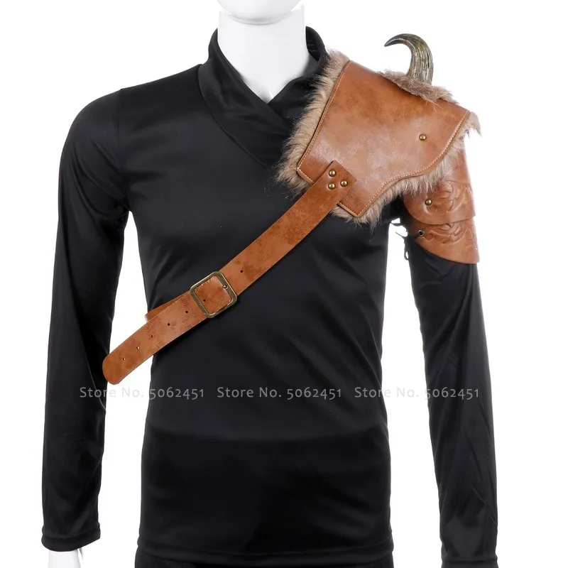 Карнавал на Хэллоуин рыцарь-воин из искусственной кожи броня для мужчин