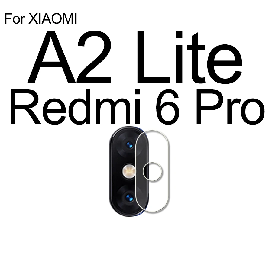 For Redmi 6 Pro Защитная пленка для задней камеры 25D для Xiao mi Red mi 6 Pro Note 5 6 Pro 7 Note7 Poco F1 для mi Play mi 8 A2 Lite Glas - Цвет: For Redmi 6 Pro