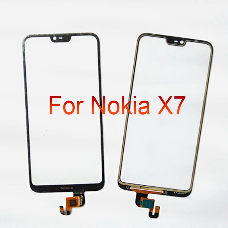 

Для Nokia X7 x7 Сенсорная панель экран дигитайзер стекло сенсор сенсорный экран сенсорная панель с гибким кабелем Замена для Nokia X 7
