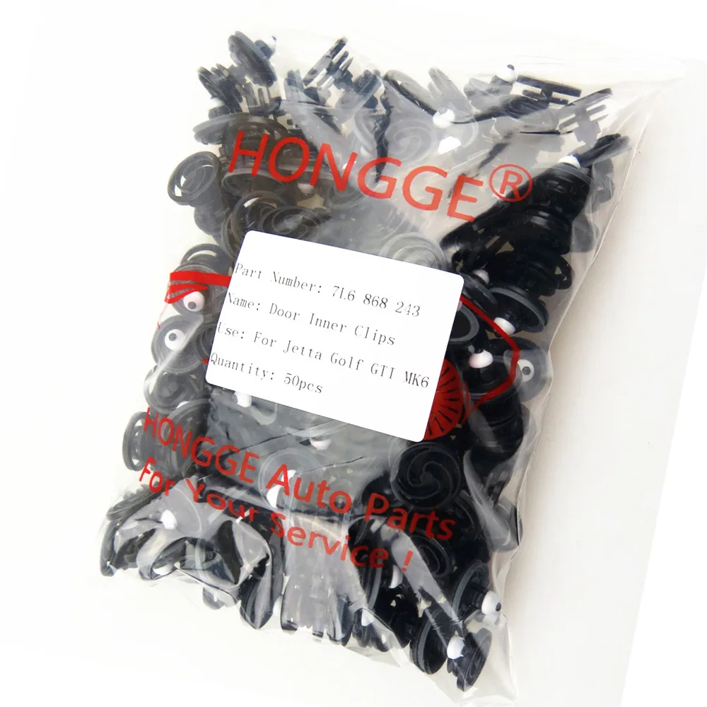 50 шт. обшивки двери Панель фиксатор крепления зажимы для VW Passat B7 Golf 6 Polo Audi A4 A5 A6 A8 Q3