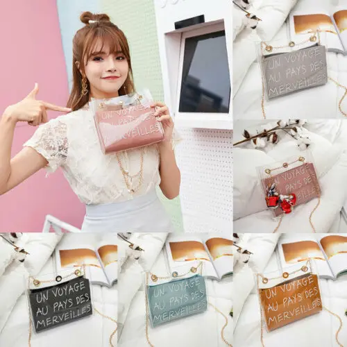 Женская прозрачная сумка через плечо летняя Пляжная железная Сумка-тоут | Багаж и