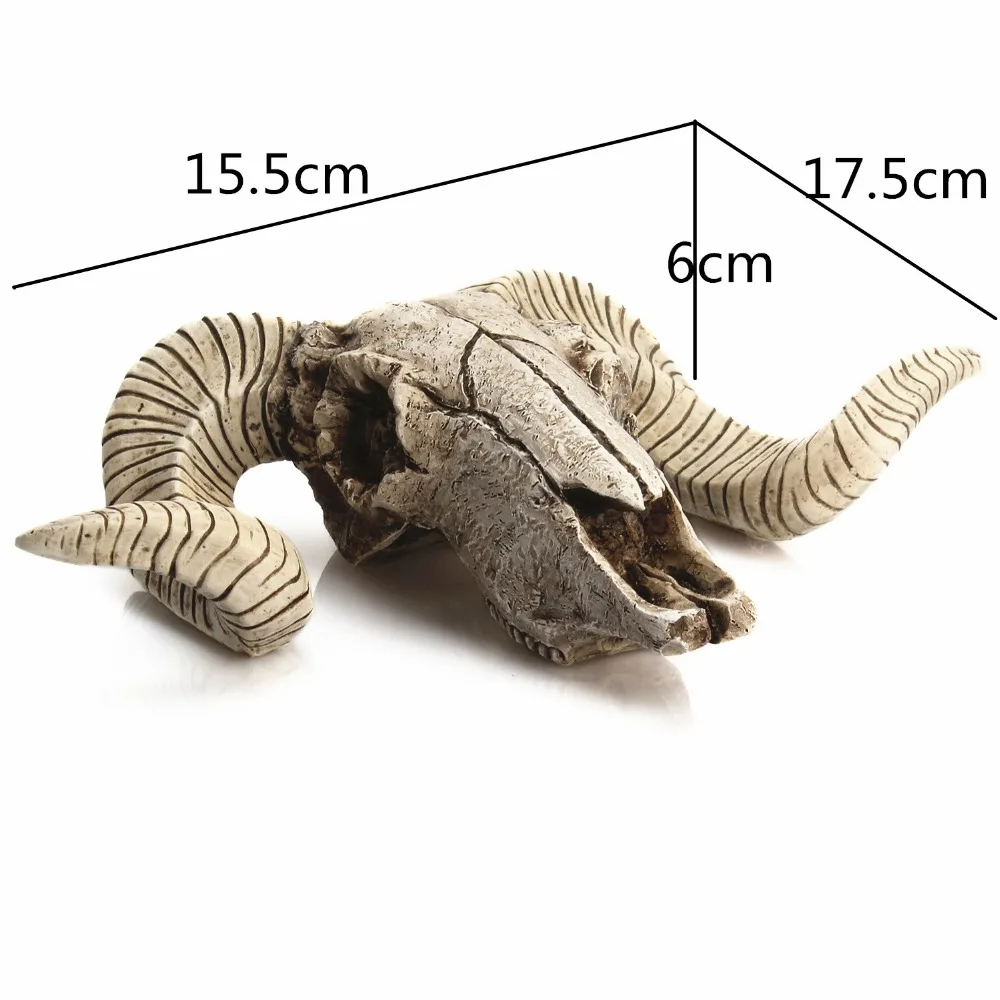 Креативные смоляные рога украшение в виде черепа коровы ретро настенные