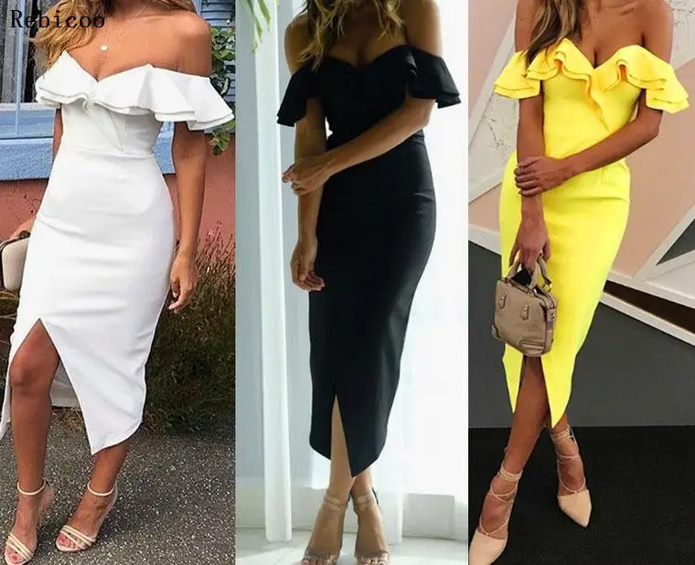 Женское Платье До Колена элегантное пикантное платье с вырезом лодочкой и