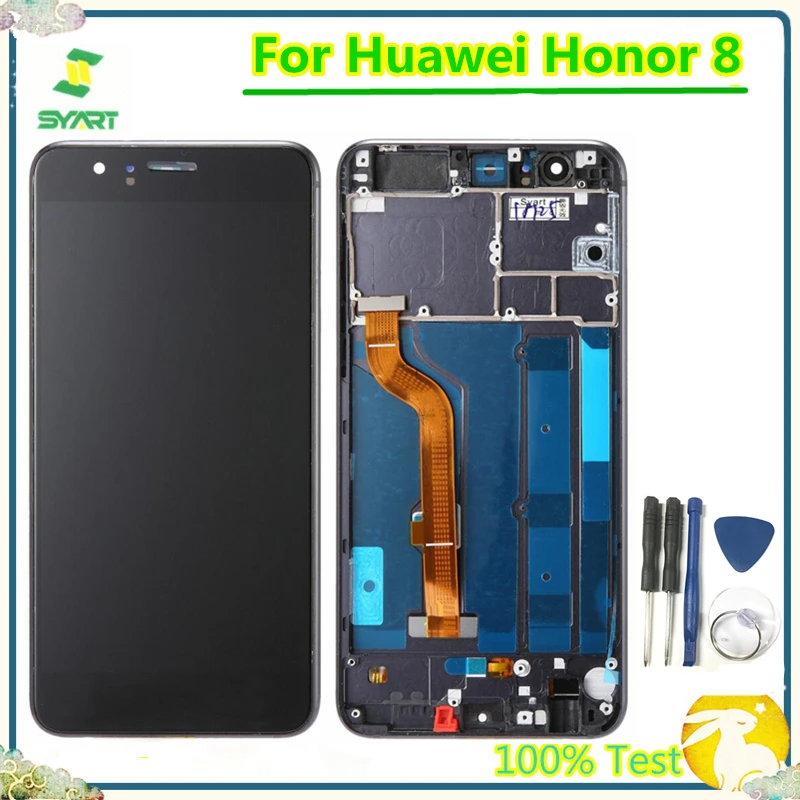 100% протестированный ЖК экран для Huawei Honor 8 дисплей сенсорный полная сборка