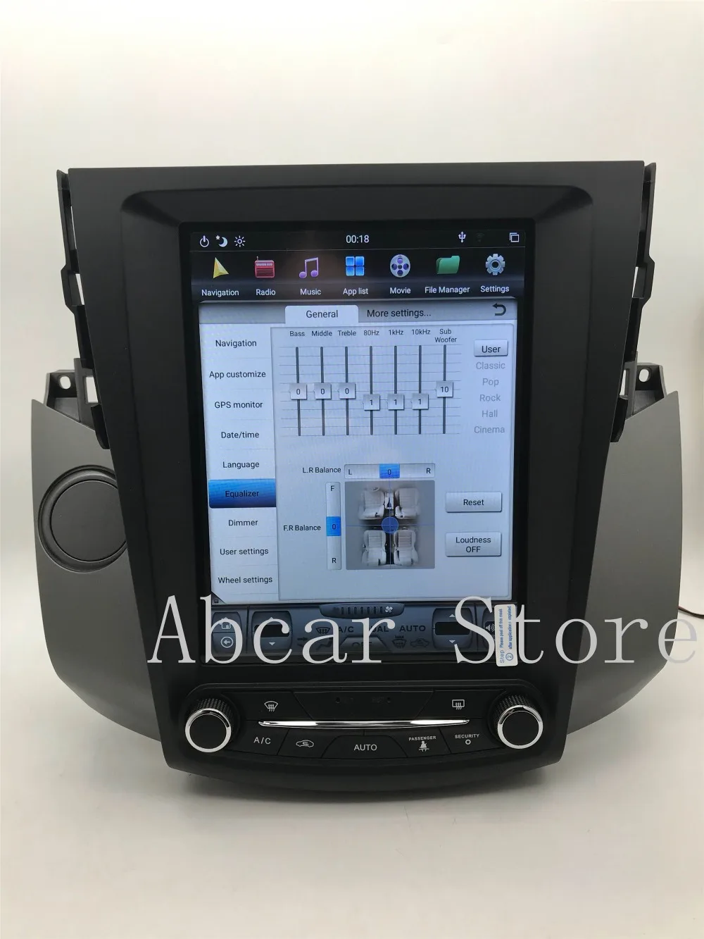 10,4 ''Tesla стиль Android 8,1 автомобильный dvd-плеер gps навигация для Toyota RAV4 RAV 4 2006-2012 PX6 CARPLAY стерео Мультимедиа Радио