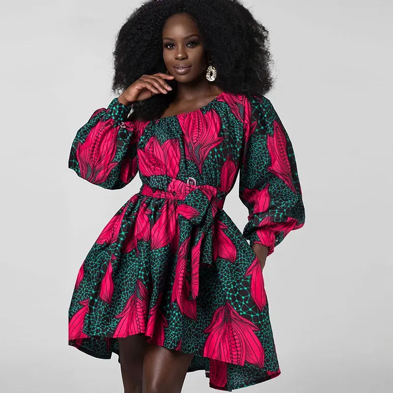 Женское платье-пачка с высокой талией винтажное летнее платье цветочным принтом