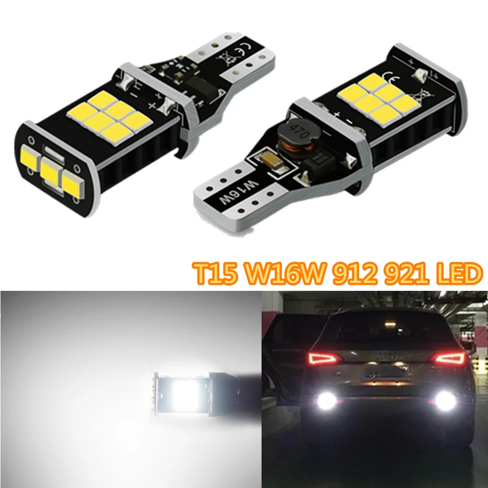 2 шт. T15 светодиодный T16 W16W 921 912 автомобильный светильник для Audi A3 8P 8L 8V A4 B6 B7 B8 B9 A5 A6 4F