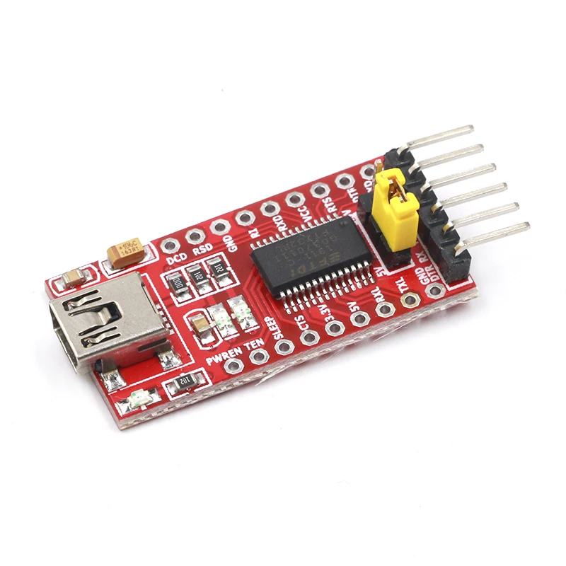 Последовательный модуль адаптера FT232RL FTDI USB 3 В 5 в TTL для мини порта Arduino FT232.