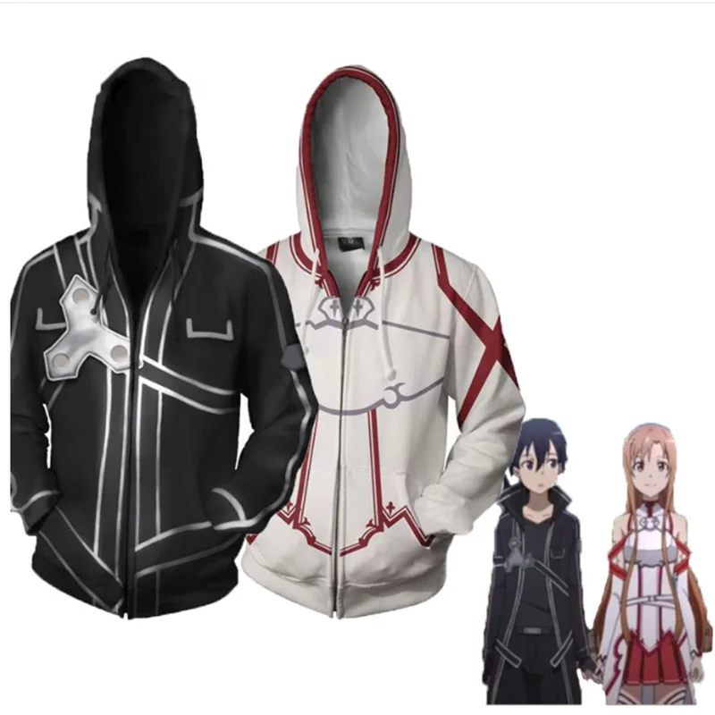 Толстовка с капюшоном из аниме Мастера онлайн художественный свитшот 3D принтом