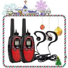 2 шт 4 цвета Retevis RT628 мини рация для детей+ 2 шт 1Pin гарнитура 0,5 Вт PMR FRS детский двухсторонний Радио рация набор