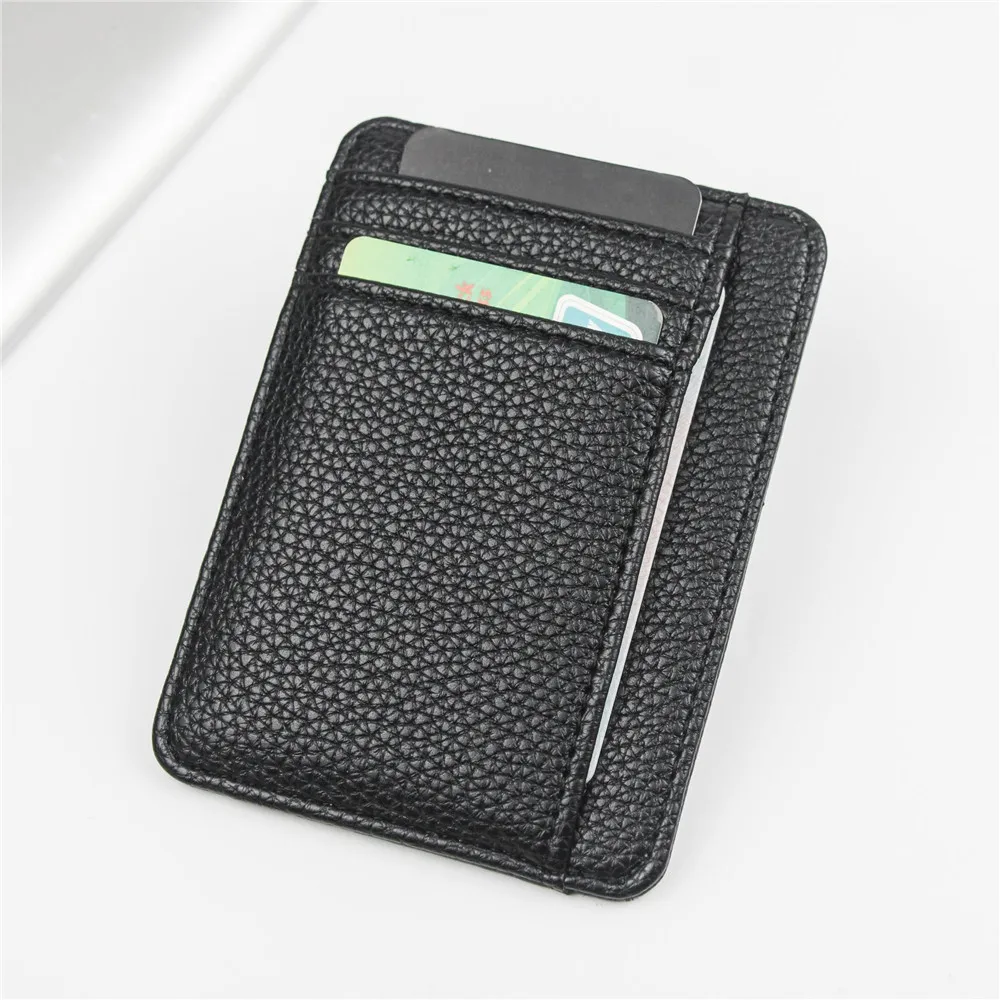 

Fashion Pu Leather Cash Id Card Holder Slim Wallet Coin Purse Card Case Credit Card Wallet Cash Wallet Card Holder