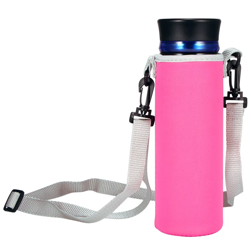 

Heat Retaining Set Carrying Foldable Pouch Case Sleeve Water Bottle Protector Storage Bag With Strap Sports Camping Drinking Cup