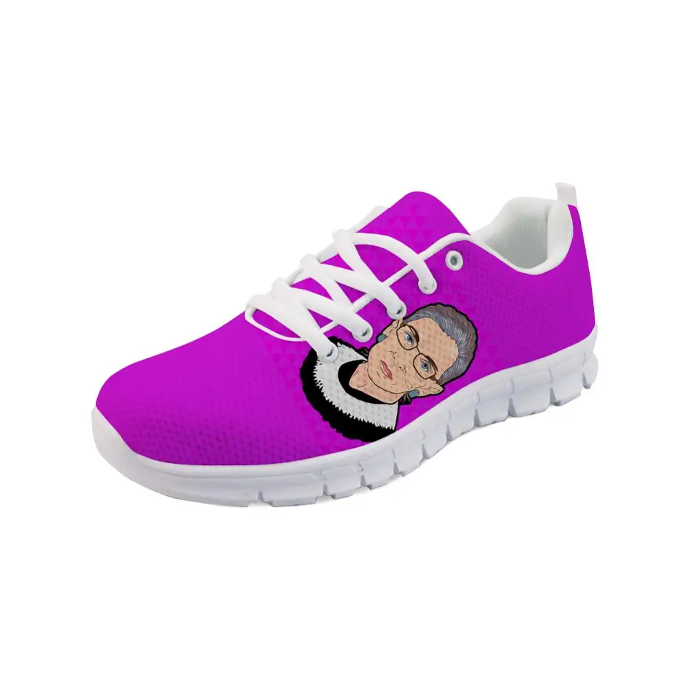 

Customized Women Teen Girls Casual Walking Shoes Woman Fashion Nursing Flats Shoes Women Cartoon Ruth Bader Ginsburg Print