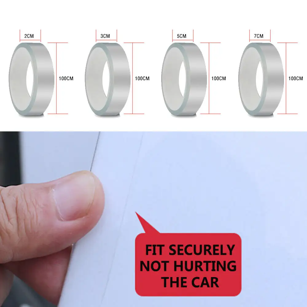 

10M Car Door Anti-Collision Strip Clear Protective Guard Film Car Door Edge Paint Anti Scratch Strip