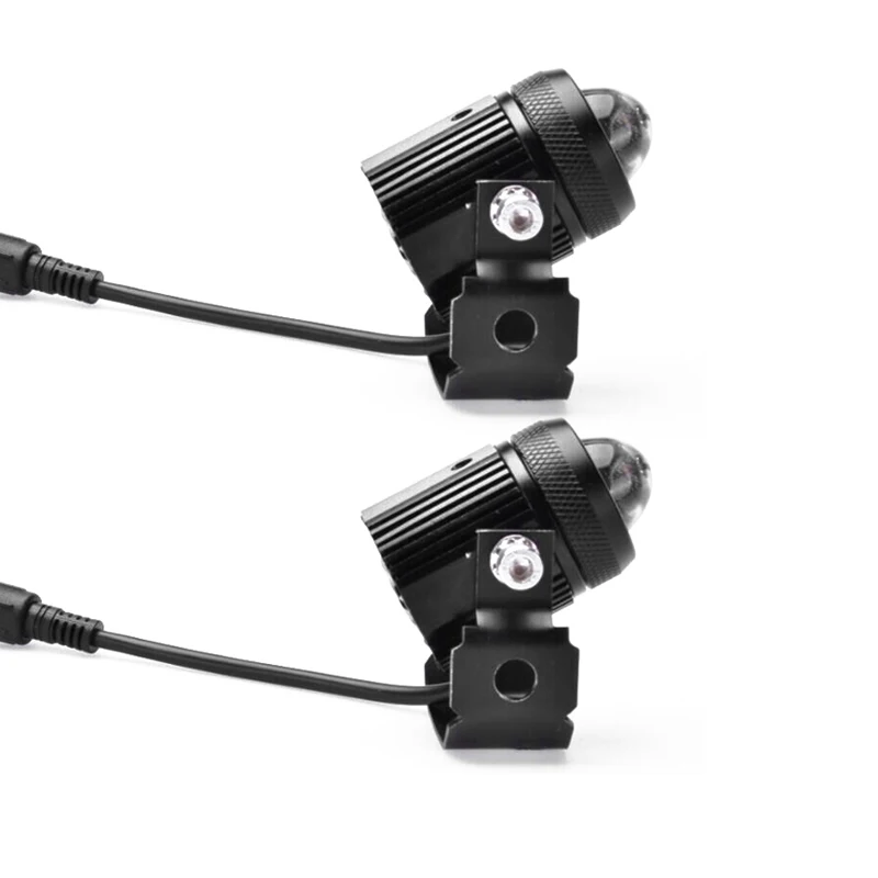 Универсальная светодиодная противотуманная фара двухцветная дальнего и света Drl