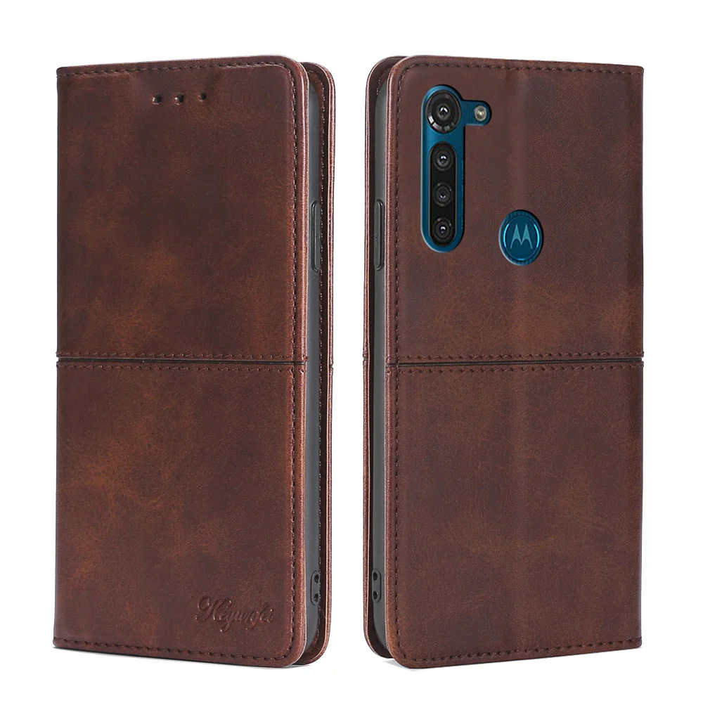 Чехол для Motorola Moto G8 Power 6 4 дюйма Роскошный кожаный флип чехол подставка слоты карт