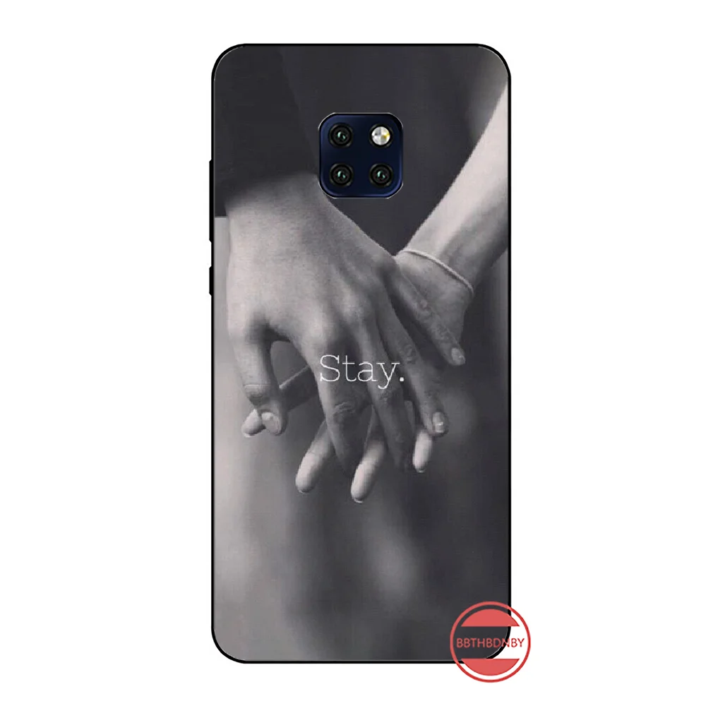 Art Finger Cover Black Soft Shell Phone Case For Huawei Mate 9 10 20 Pro lite 20x nova 3e P10 plus P20 Honor10 | Мобильные телефоны