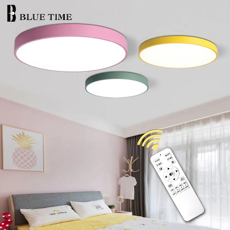 5 см супер тонкий потолочный светильник для спальни гостиной кухни поверхностное