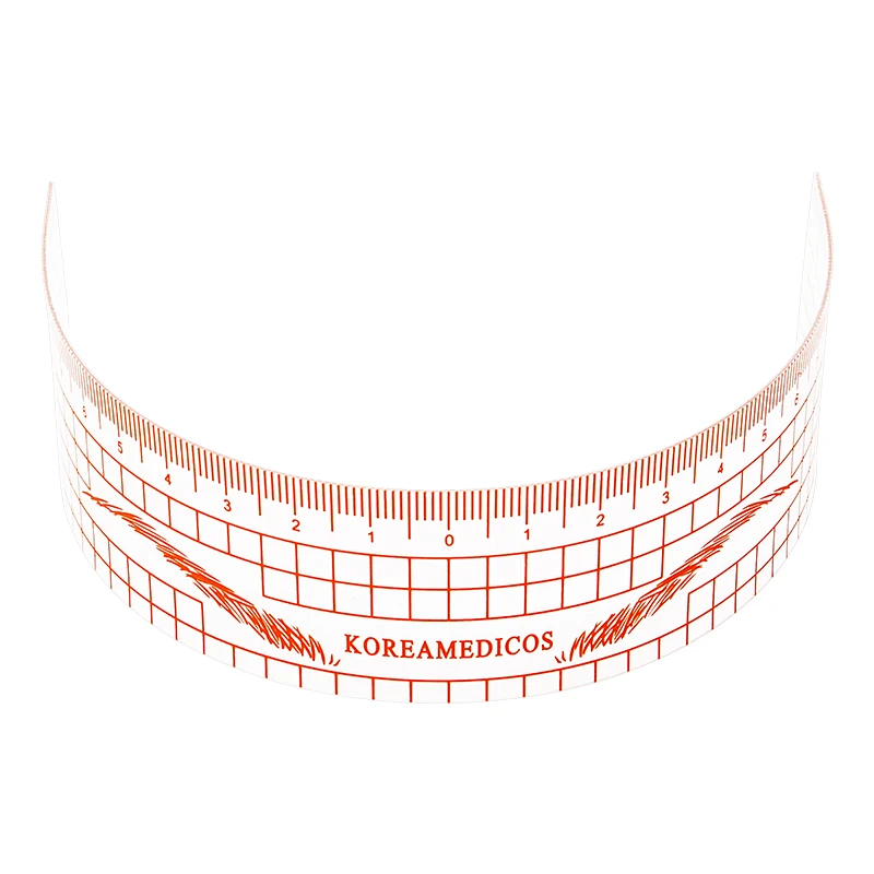 4 вида Мерная линейка микроблейдинг Полуперманентная для бровей тату