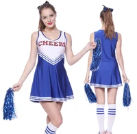 ladies girls high school sport games cheerleader dress uniform cheer girl costume