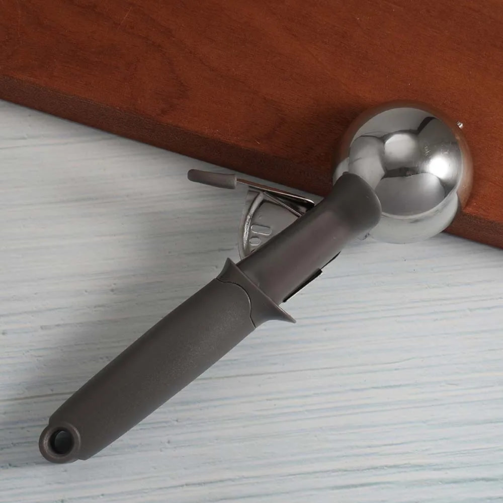 1 Pcs Stainless Steel Ice Cream Scoop Ball Maker Cookie Dough Meat Balls Rice Dishes Spoon Kitchen Tools | Дом и сад