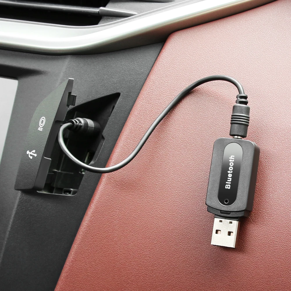 Беспроводной автомобильный аудиоприемник USB Bluetooth AUX для audi a3 a4 b8 b6 a6 c6 bmw e46 e90 e60 f10