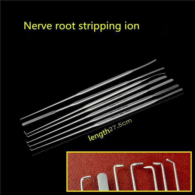 Orthopedic instruments medical nerve root stripping ion spine cervical vertebra lumbar meningeal stripper round head with blade