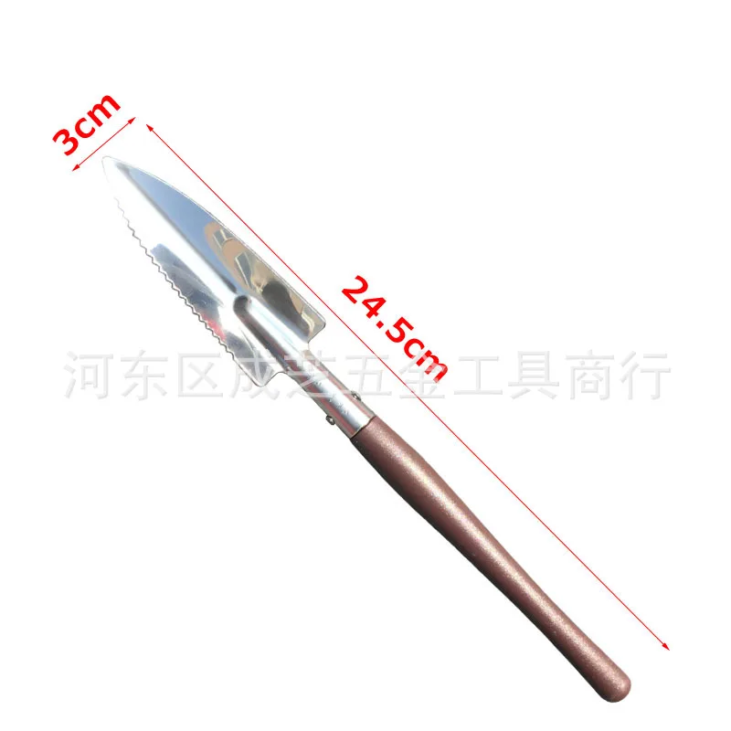 Вилка для прополки инструменты копания пластиковая ручка мини кофейная из трех