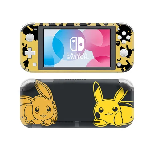 YSNSL0046 Покемон го Пикачу наклейка на кожу для nintendo Switch Lite консоль и контроллер протектор Joy-con переключатель Lite наклейка на кожу - Цвет: YSNSL0046
