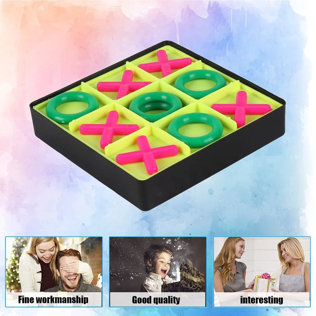 Parent-Child Interaction Leisure Board Game OX Chess Funny Developing Intelligent Educational Toys | Дом и сад