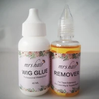 40ml hair bonding glue invisible lace front wig glue waterproof hair glue for lace wig lace front glue bold hold lace glue ghost