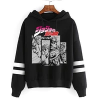 jojo bizarre adventure hoodie japanese anime menwomen funny sweatshirt harajuku cartoon hip hop vintage clothes male hooded