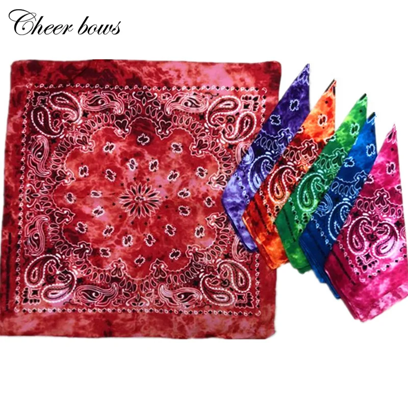 

2020 Women Fashion Headbands Tie-dye Gradient Solid Color Hair Accessories For Women Girls Hair Bands Scarves Bandana mujer