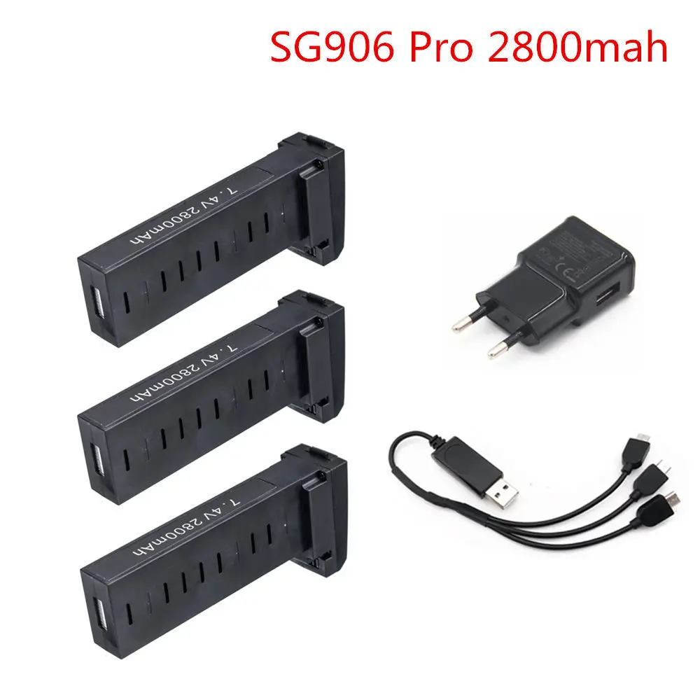 Оригинальный аккумулятор для РУ дрона SG906 Pro 7 4 в 2800 мАч 3400 Lipo аксессуары батареи pro