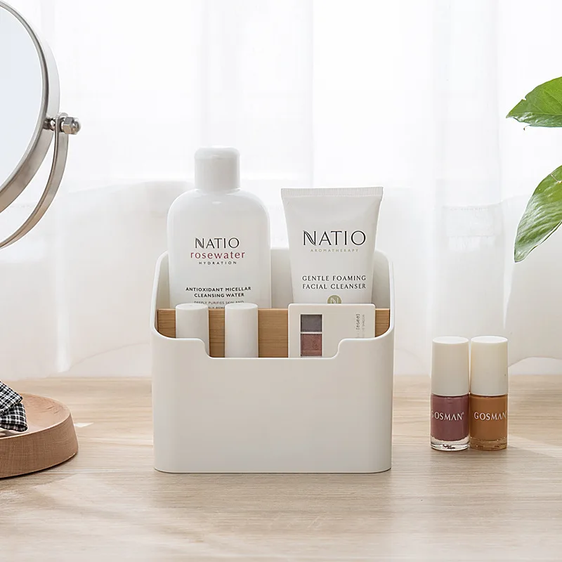 

Simple Desk Office Storage Rack Desktop Pencil Remote Control Debris Stationery Household Living Room Supplies Home Organizer