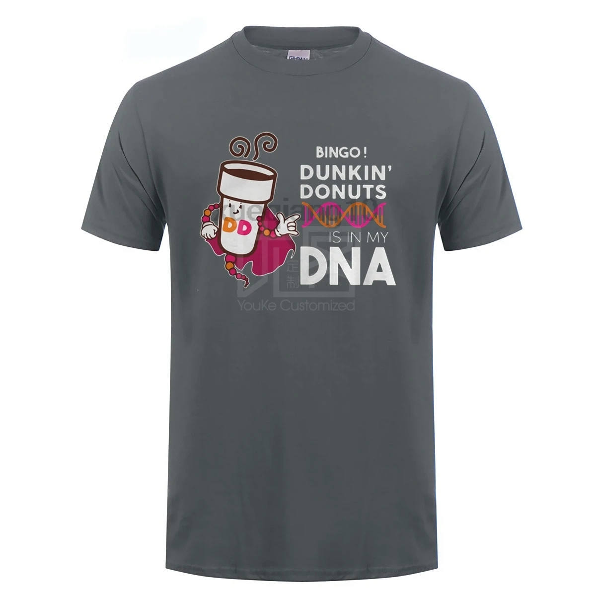Bingo Dunkin Donuts is in My DNA футболка | Мужская одежда