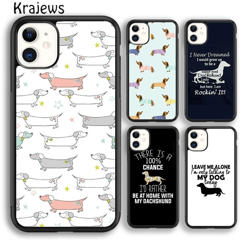 Чехол для телефона с цитатой за таксу и колбасную собаку krajew чехол iPhone 5s 6s 7 8 plus X XR