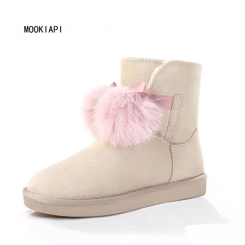 Новейшие высококачественные зимние сапоги в Китае 2019 г. Натуральная Воловья кожа