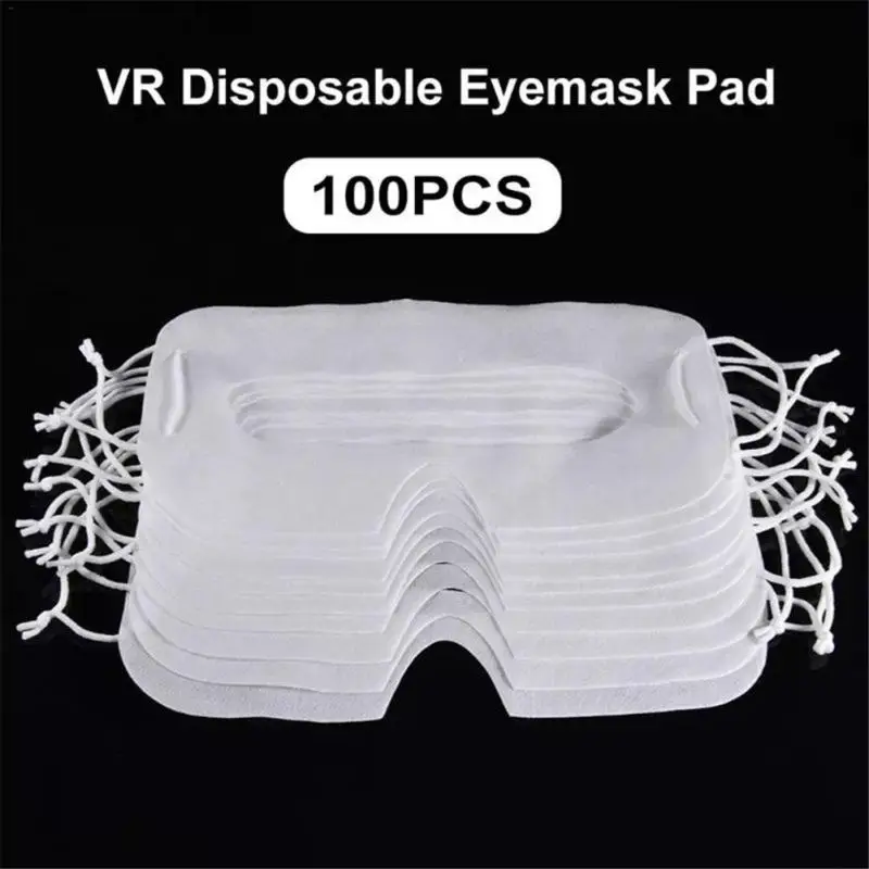 

100pcs HTC Universal Disposable VR Eye Mask Disposable Cloth Shared VR Glasses Face Protection For Oculus Quest 2