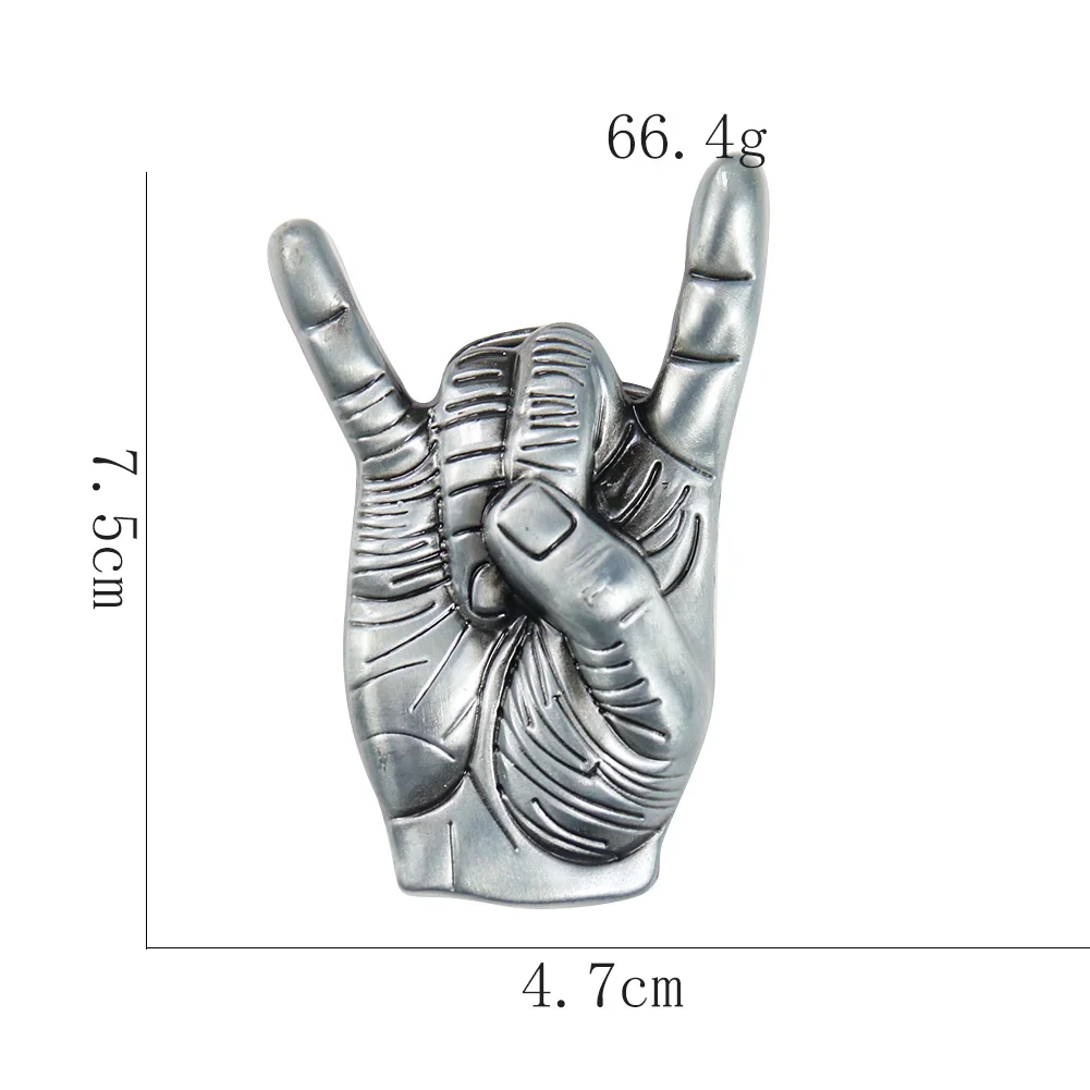 

Rock Punk Metal Belt Buckle for Men Unisex Gifts Mens' Belt Buckle Cowboy Cowgirl Jeans Accessories Suitable for 4cm Width Belts