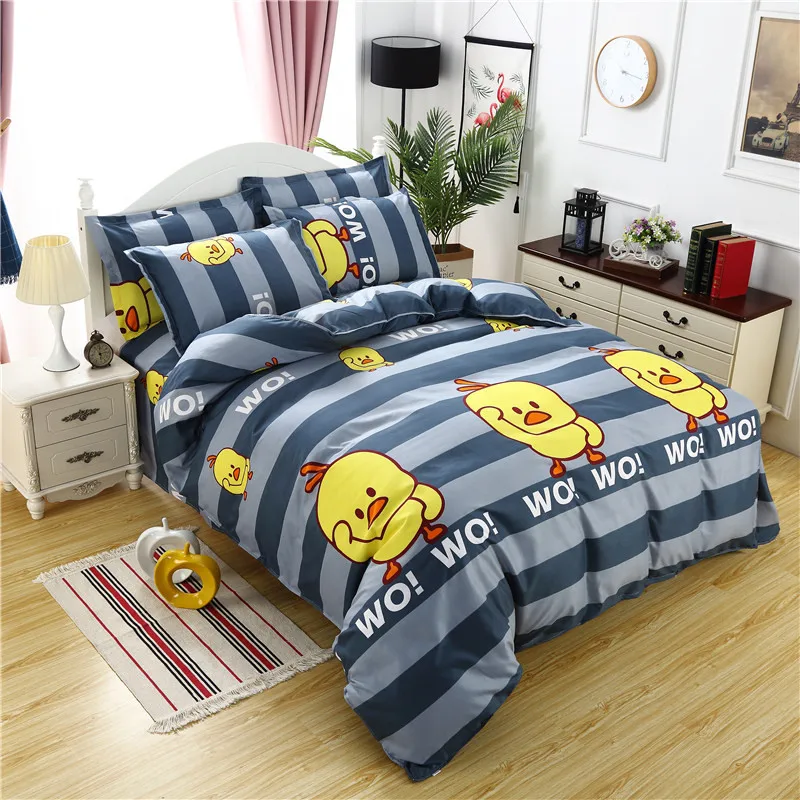 

new aloe cotton four-piece duvet cover bedding set