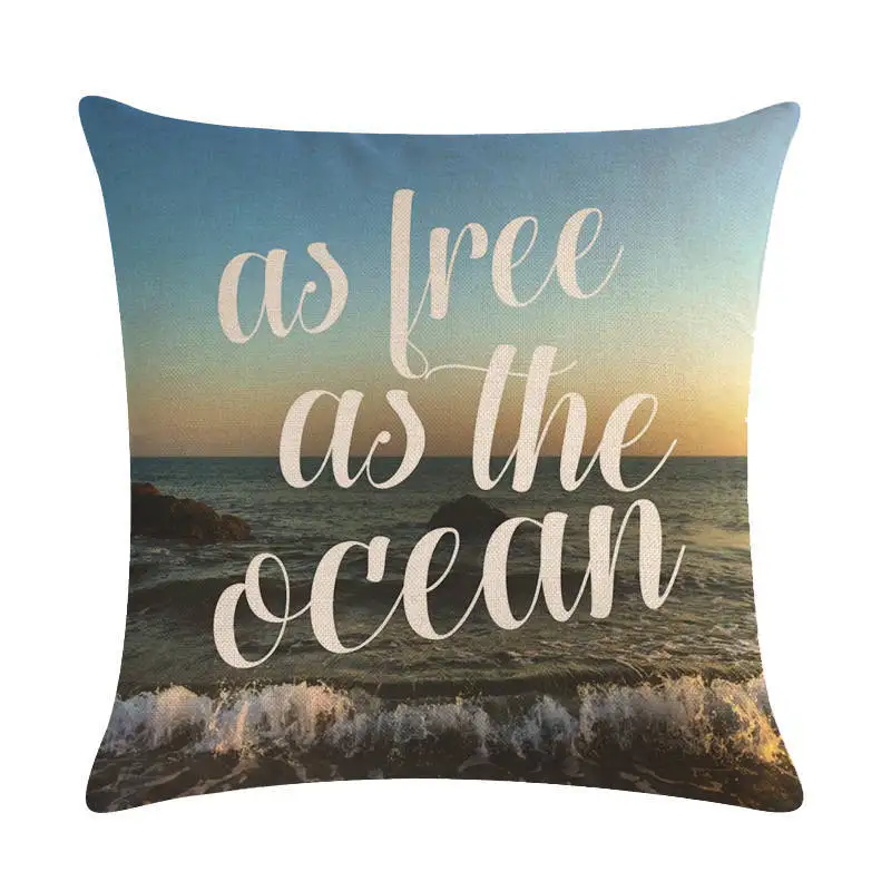 Берег кокосовой пальмы декоративная подушка для дивана наволочка белье 45*45