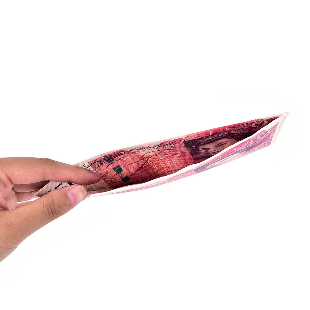 7 стилей модные шикарные мужские и женские кошельки с узором в виде банкнот фунт