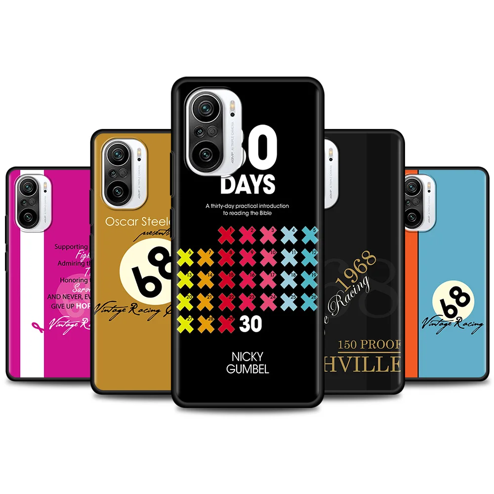 

Phone Case For Xiaomi Redmi Note 11 9 8 10 Pro Max 10Lite 9T 9S 8T 7 k40 9C 9A 8A 9 8 Fundas F1 68' Vintage Racing Sport Car
